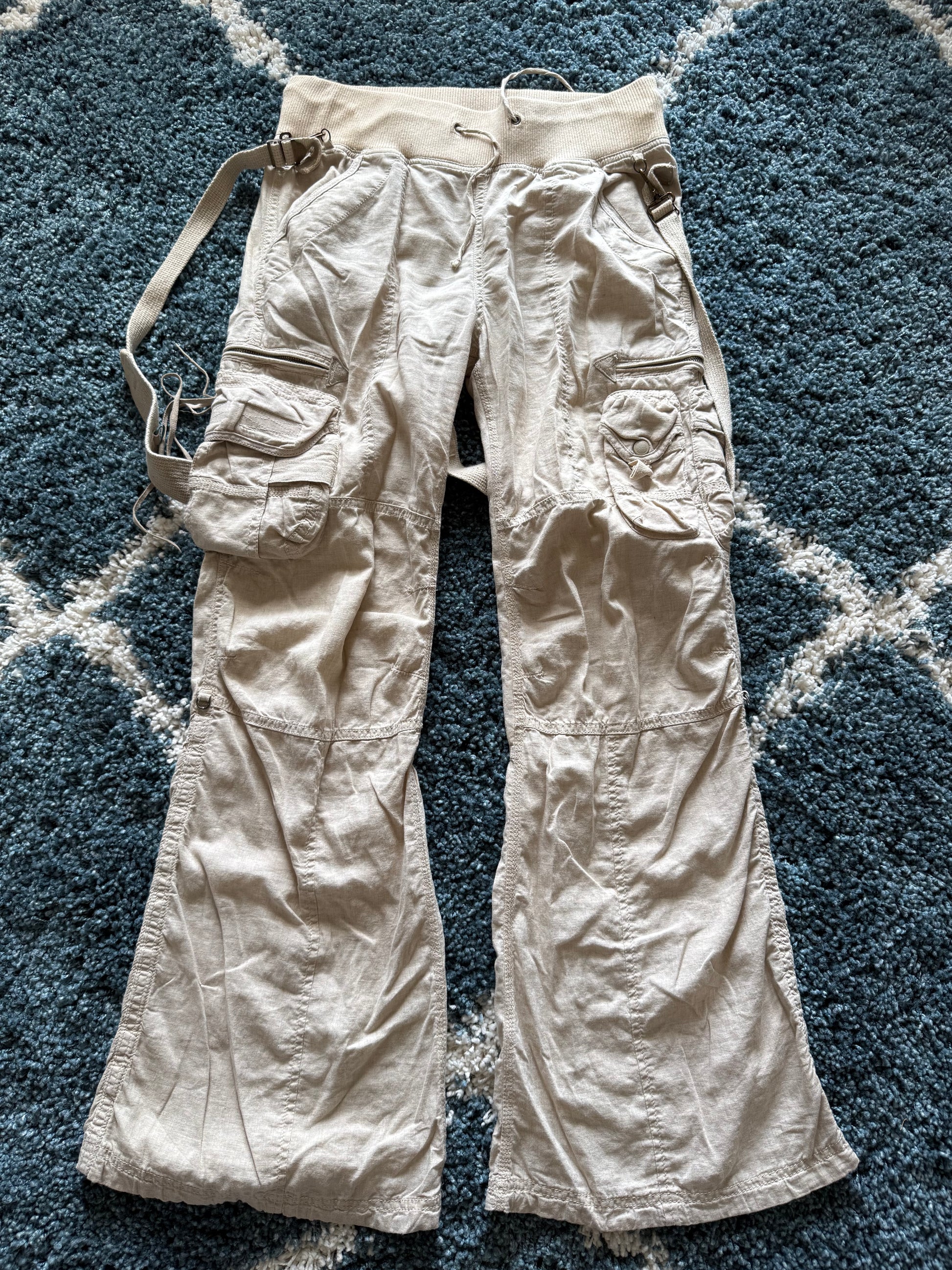 G.O.A flared suspender cargo pants
