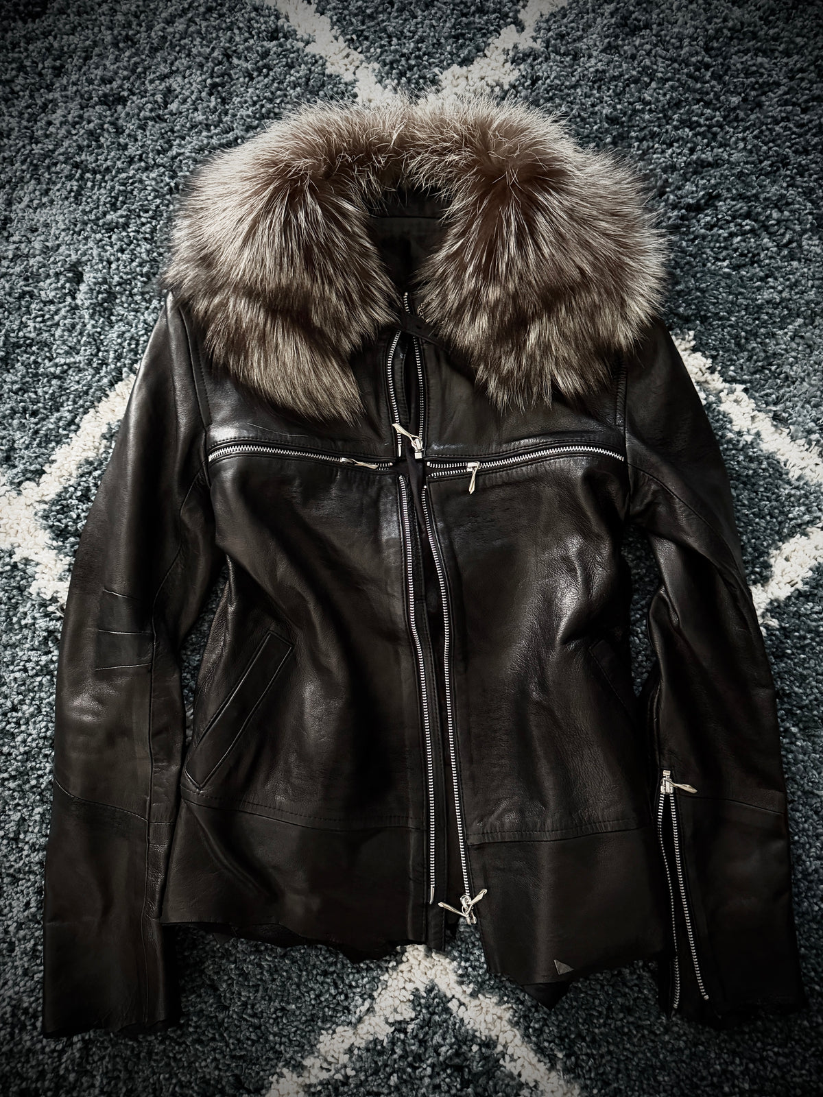 14th Addiction Custom Fur Cross Zip