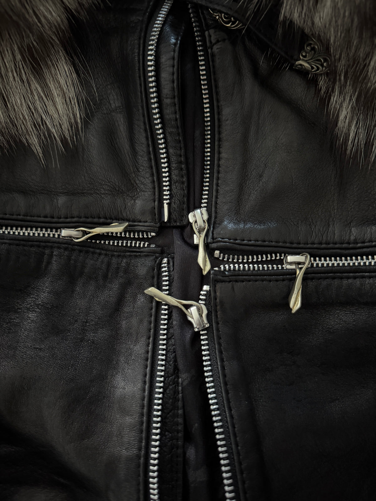 14th Addiction Custom Fur Cross Zip