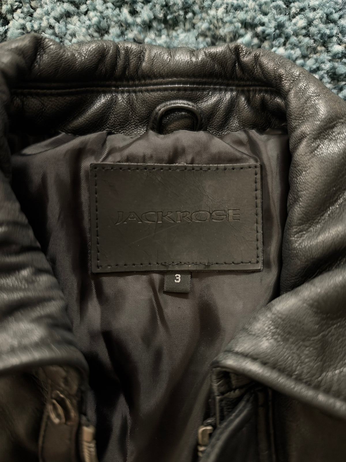 Jack Rose Hybrid Western Leather Puffer Jacket
