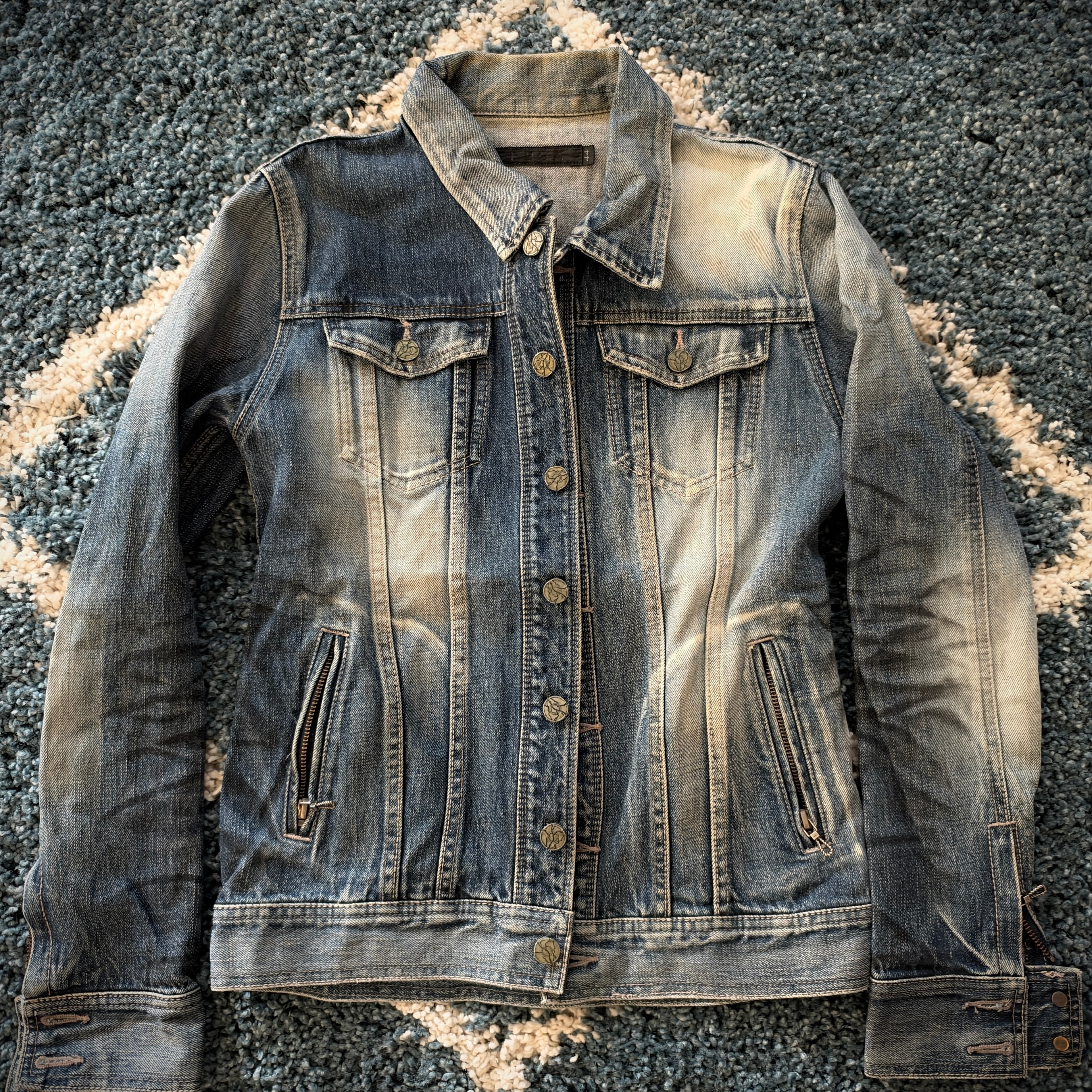 Fuga Shadow Scale Denim Jacket