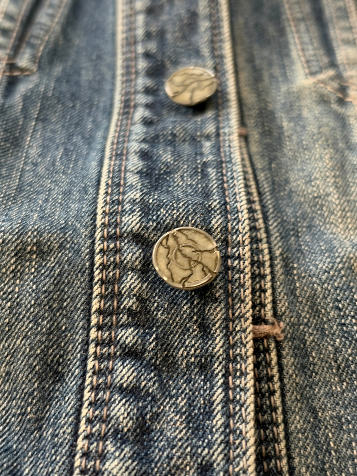 Fuga Shadow Scale Denim Jacket