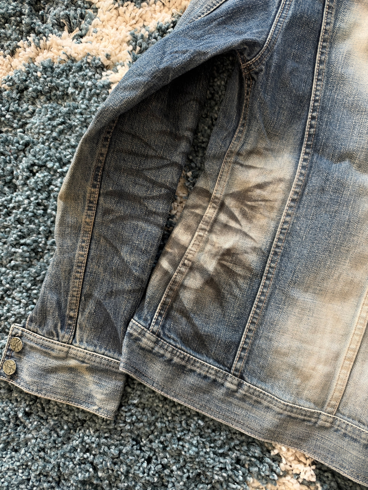 Fuga Shadow Scale Denim Jacket