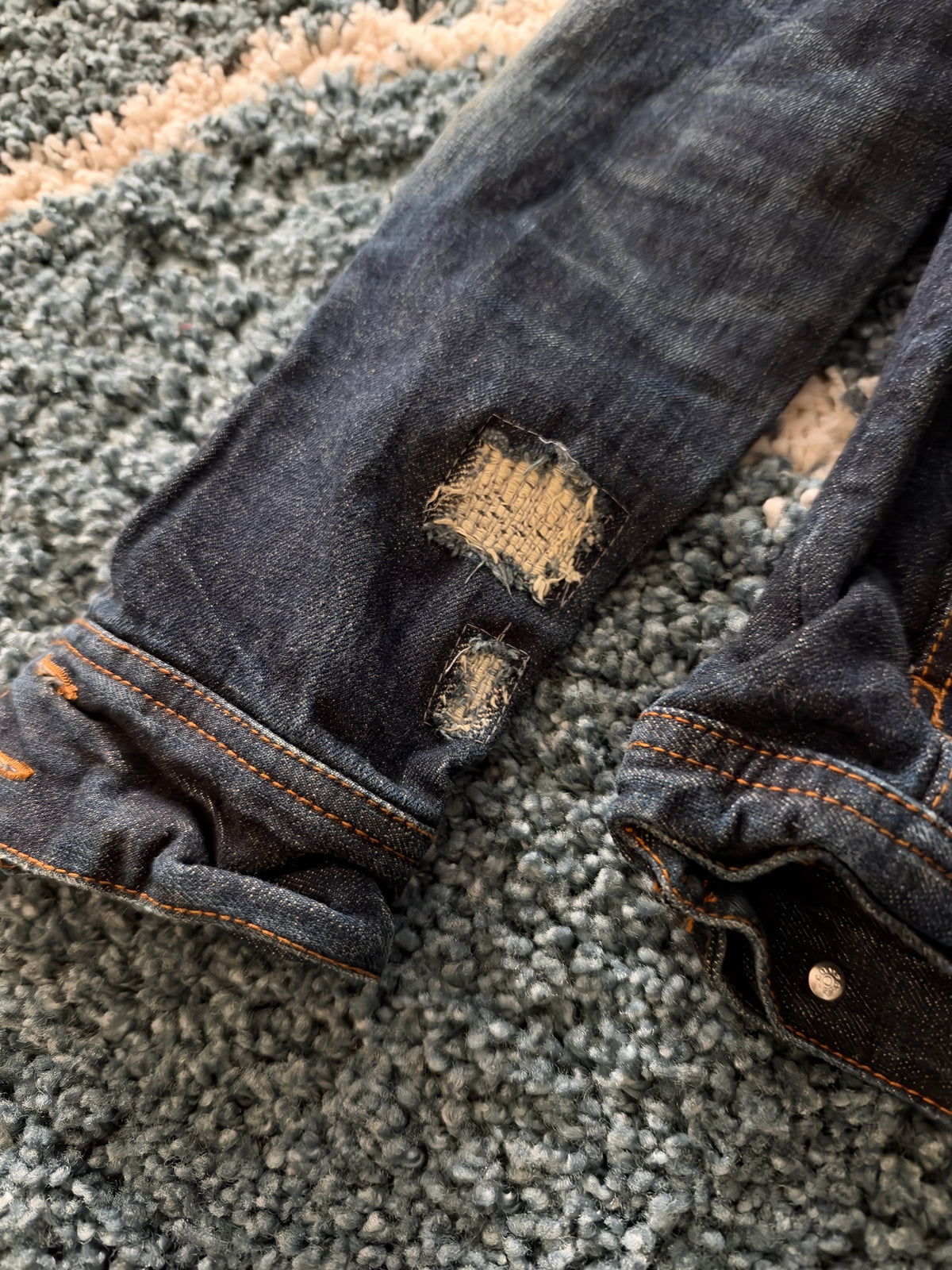 Jack Rose Cross Denim Jacket