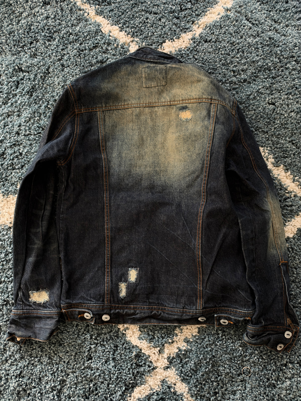 Jack Rose Cross Denim Jacket