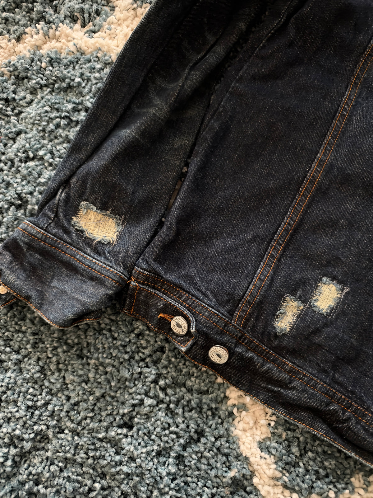Jack Rose Cross Denim Jacket