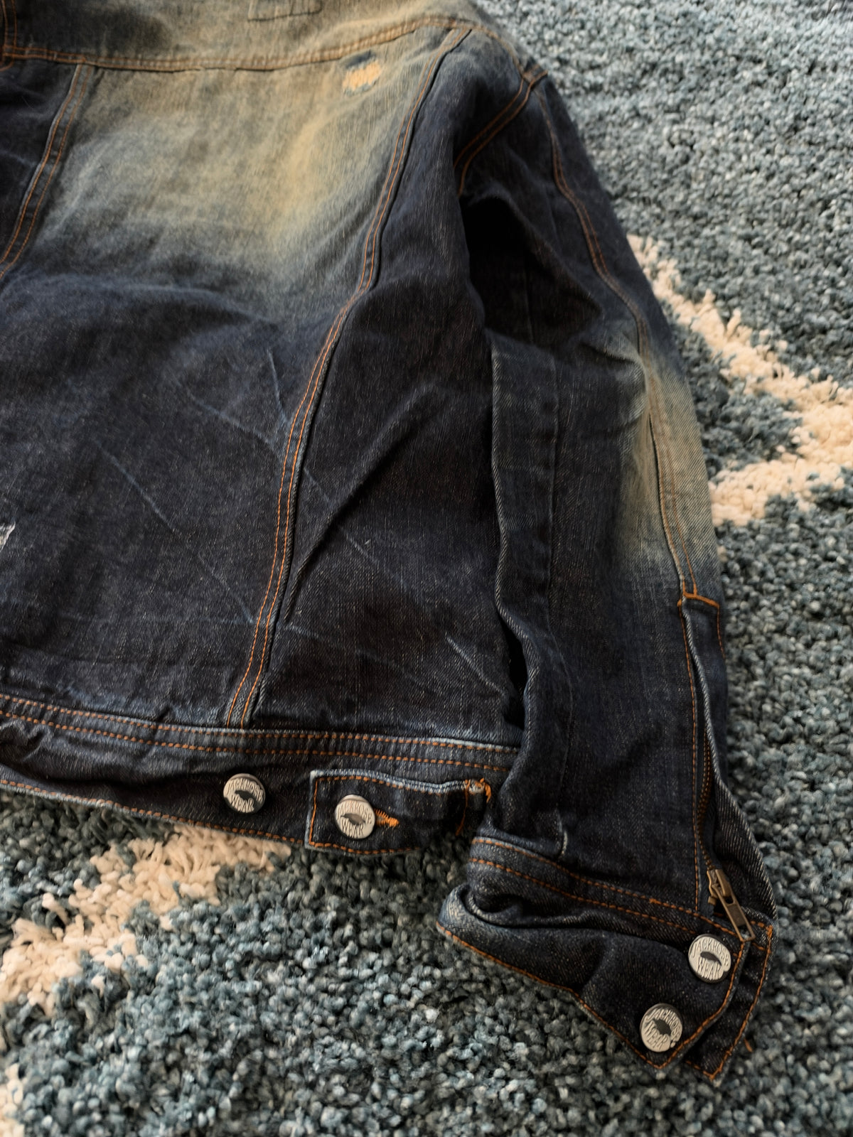 Jack Rose Cross Denim Jacket