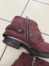 AS98 Burgundy Flap Leather Boots - wintexarchive
