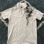 Black Baccarat Poem Rose Polo Shirt - wintexarchive