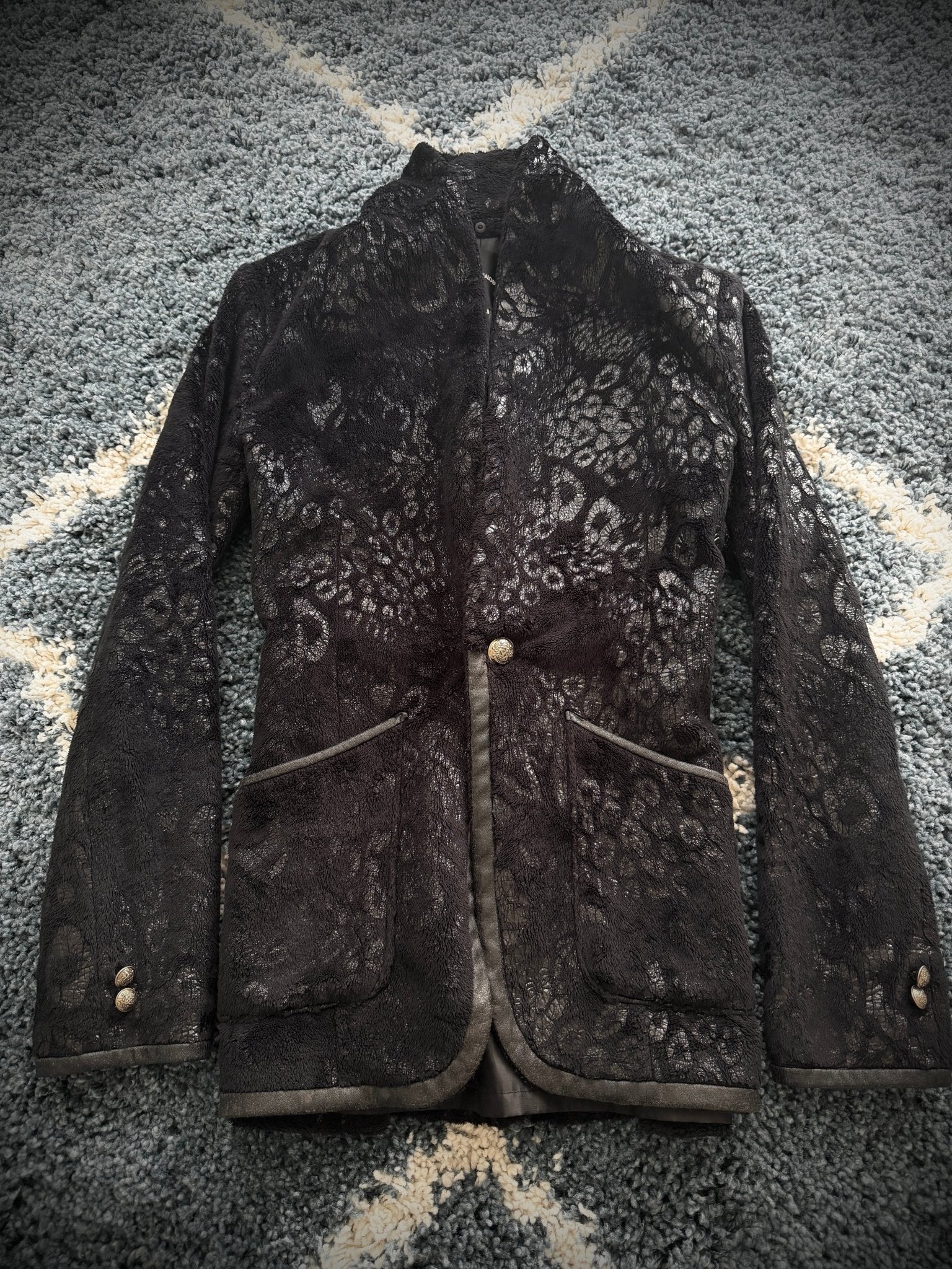 Buffalo Bobs Leopard Waxed Micro Fur Blazer - wintexarchive