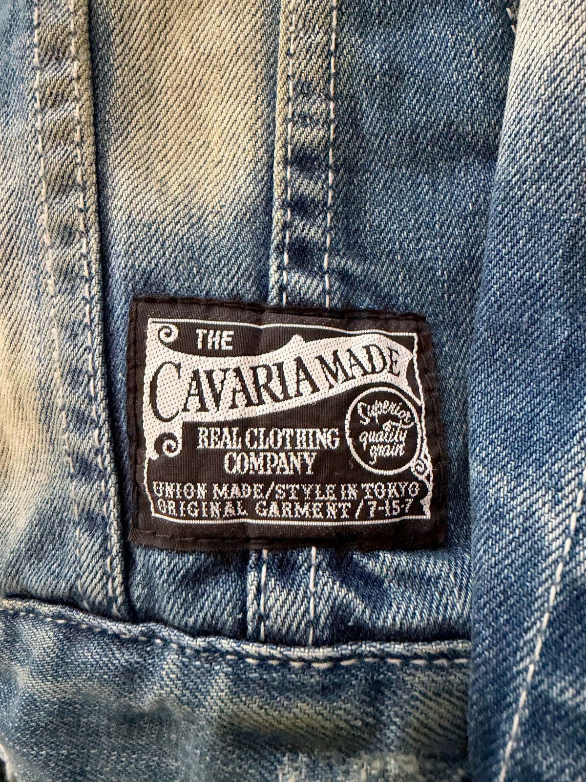 CavariA hidden Leopard Denim Jacket - wintexarchive