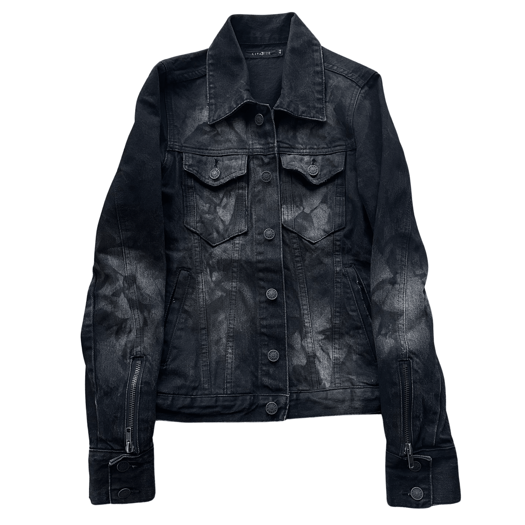 Civarize Black Widow Denim Jacket - wintexarchive