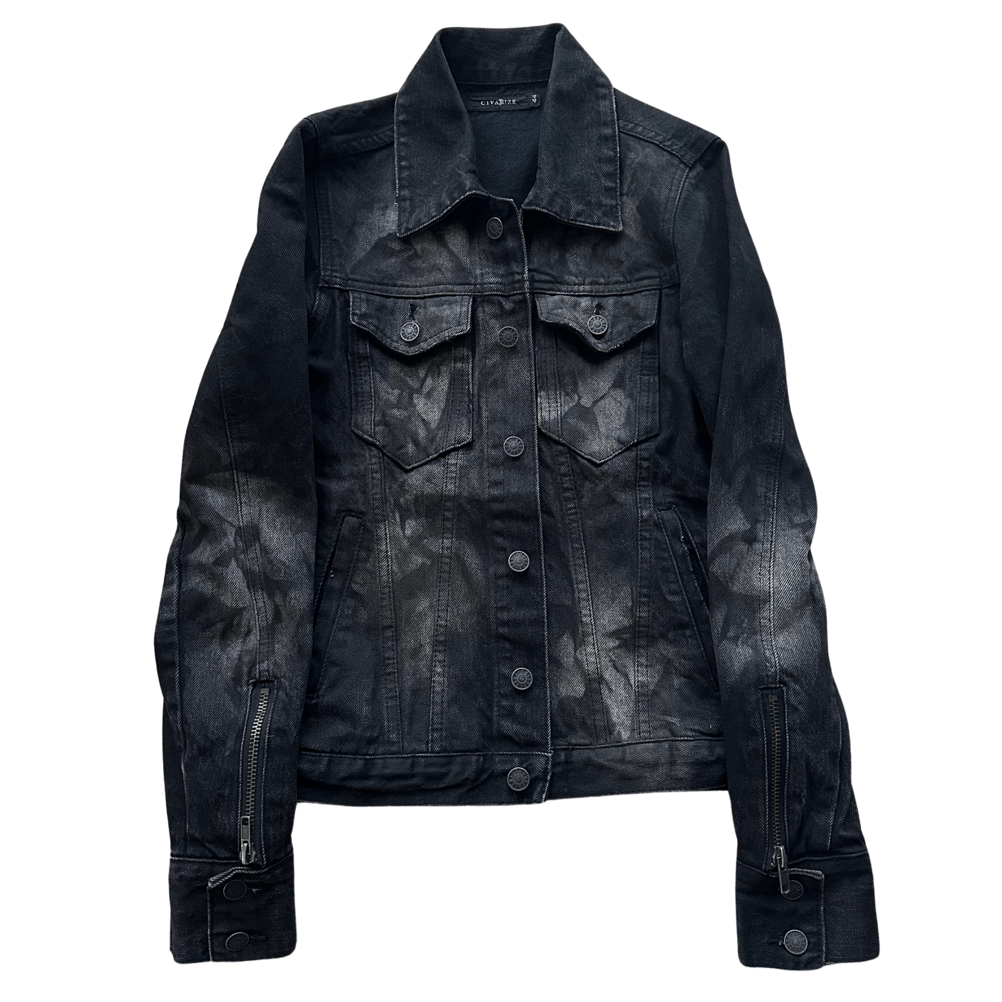 Civarize Black Widow Denim Jacket - wintexarchive