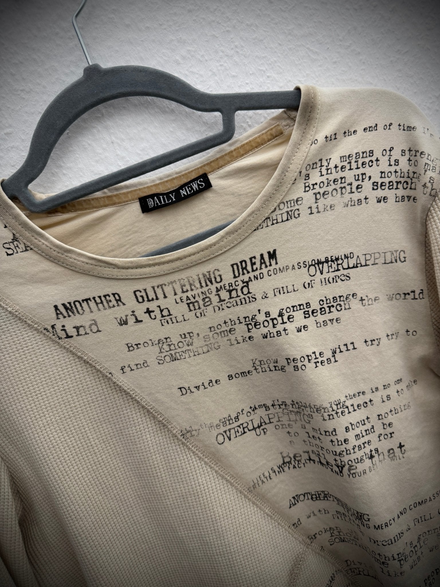 Daily News Thermal Poem Longsleeve - wintexarchive