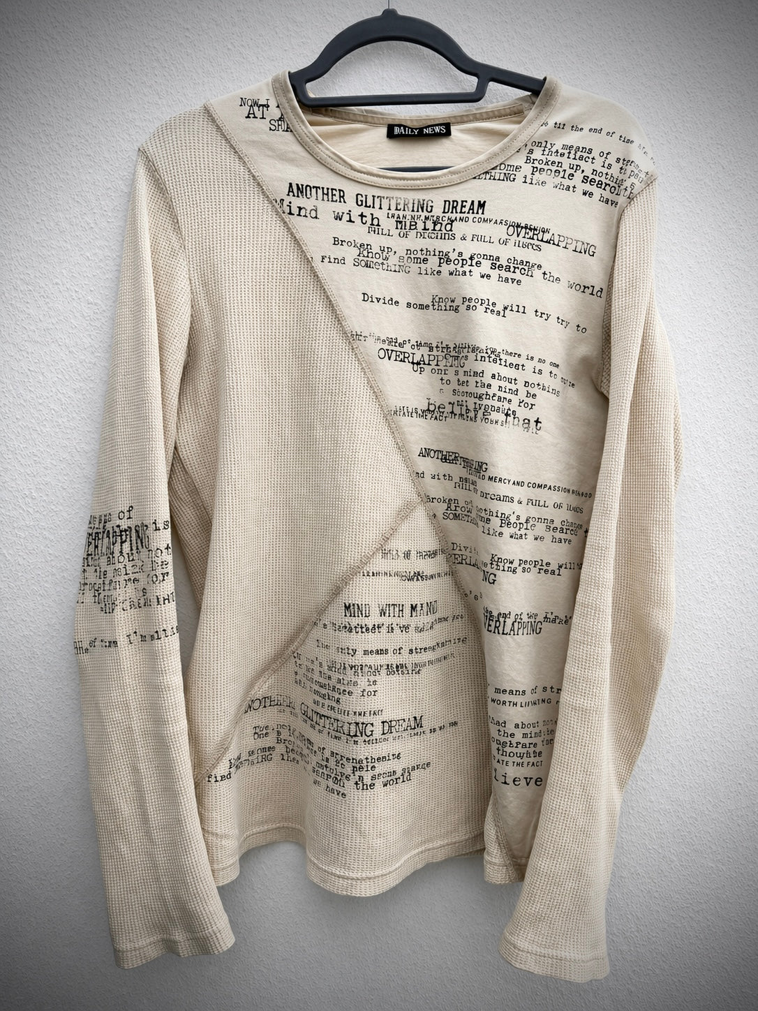Daily News Thermal Poem Longsleeve - wintexarchive