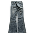 Distressed Studded Flared Denim - wintexarchive