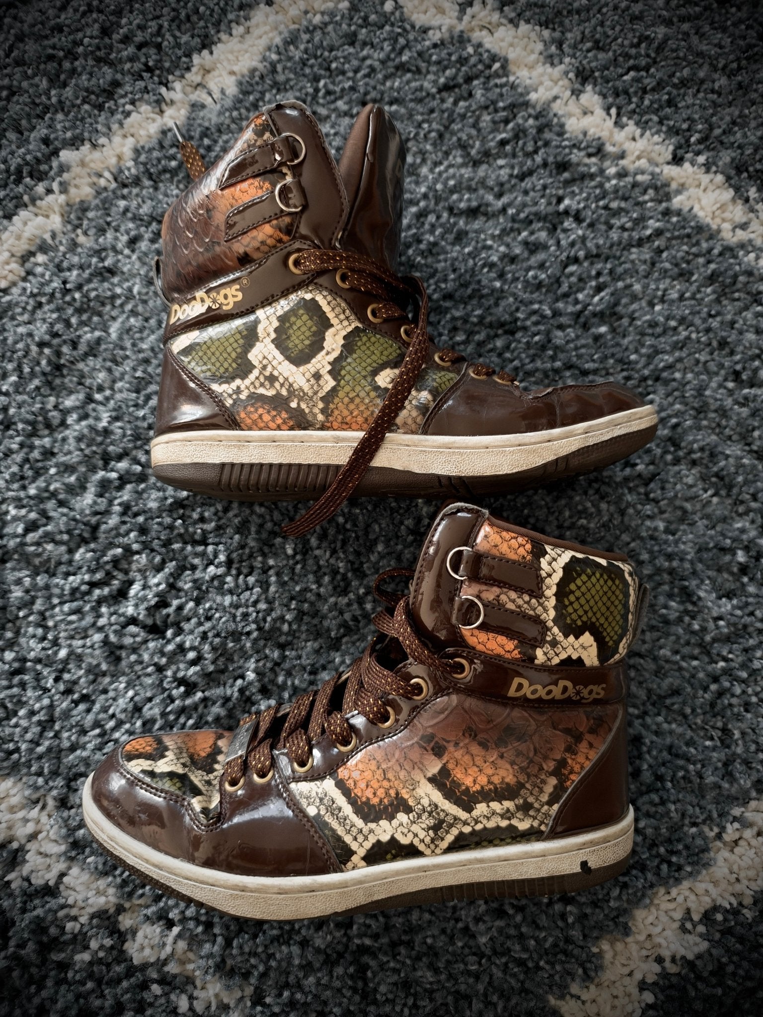 DooDogs Python High Tops - wintexarchive