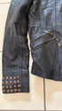 Elephant Studded Multi Zipp Leather Jacket - wintexarchive