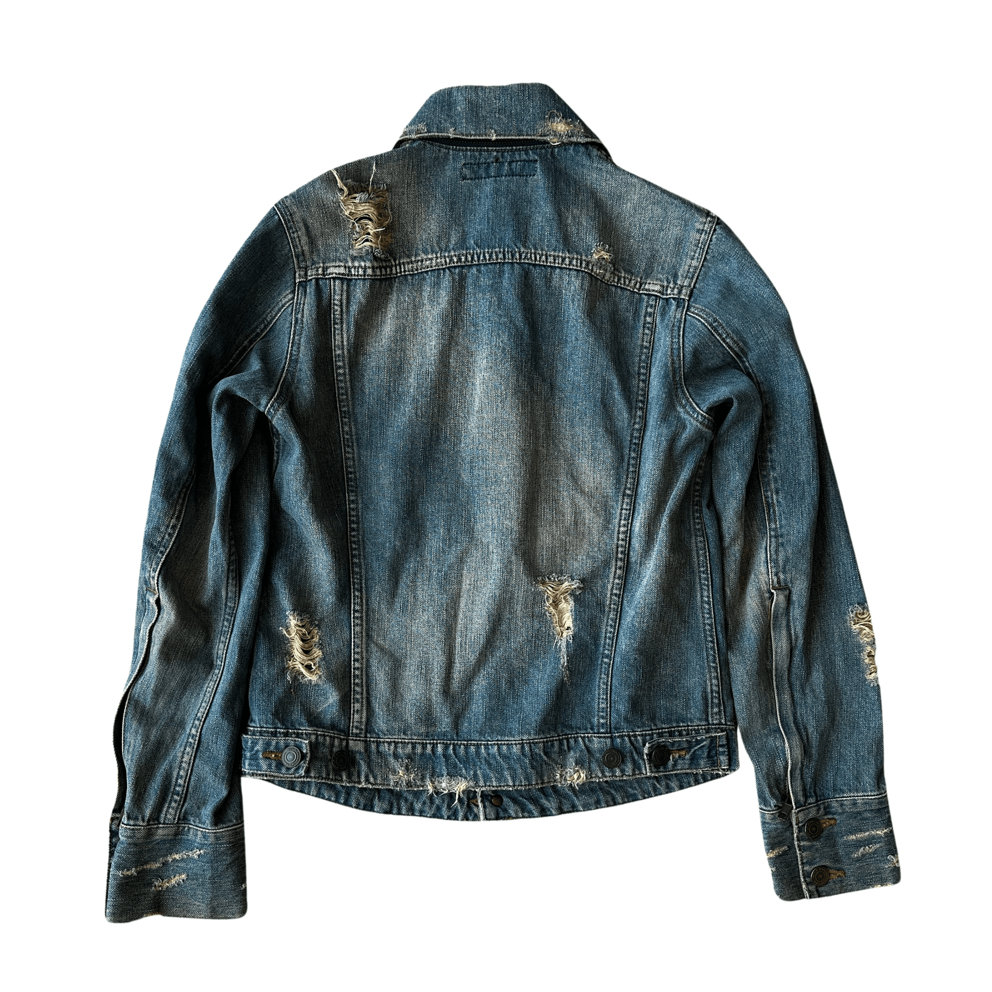 FUGA distressed clawmark denim jacket - wintexarchive