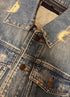 FUGA distressed clawmark denim jacket - wintexarchive