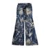 FUGA Foil washed flared denim - wintexarchive