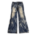 FUGA Foil washed flared denim - wintexarchive