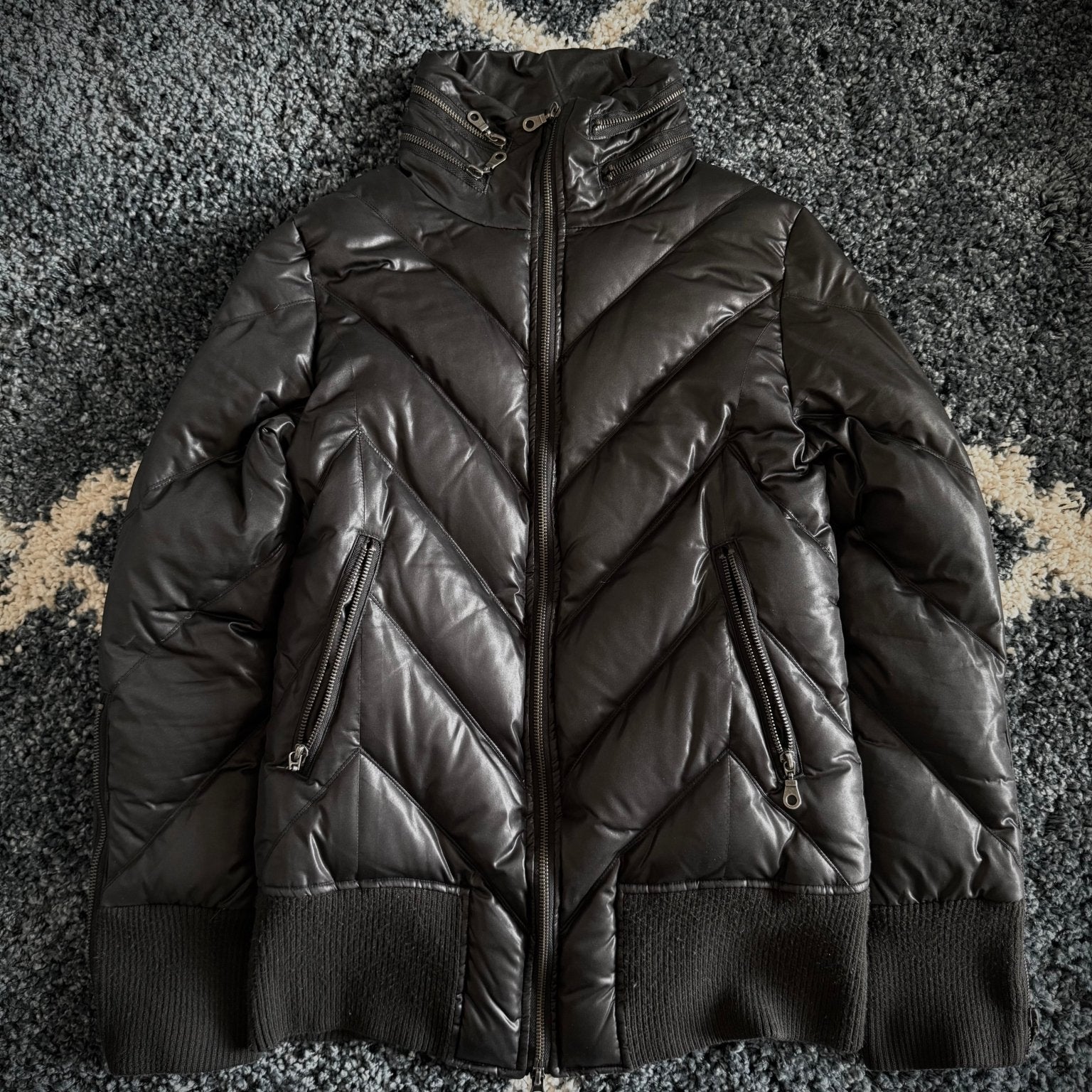 FUGA TITAN double neck zipper Jacket - wintexarchive