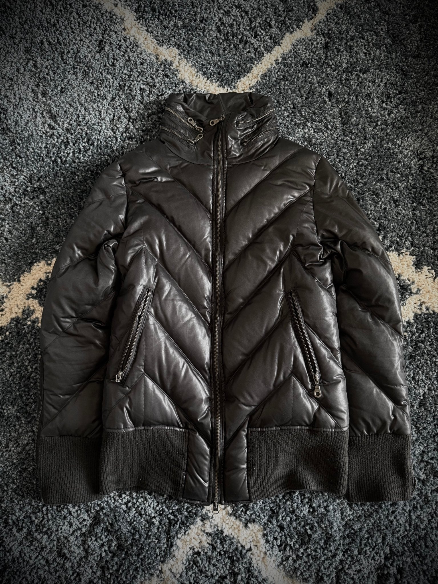 FUGA TITAN double neck zipper Jacket - wintexarchive