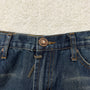 Fuzzy Crystal Distressed Acid Wash Flared Pants - wintexarchive