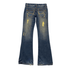 Glad News Zipper Bootcut Pants - wintexarchive