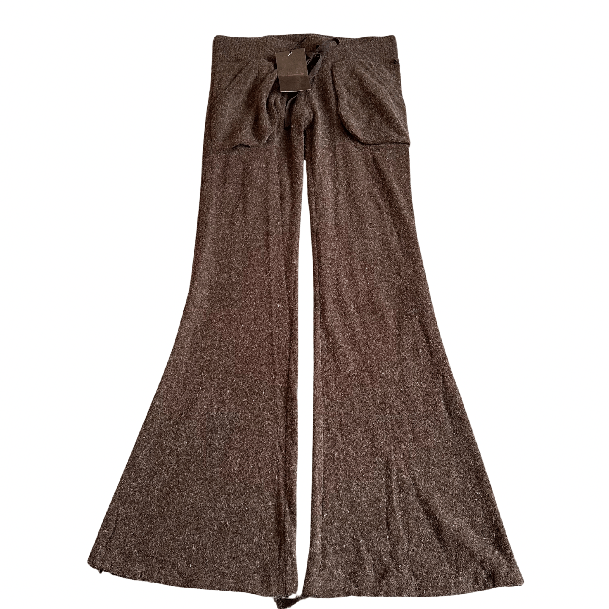 G.O.A 3D pocket Angora wool flared pants - wintexarchive