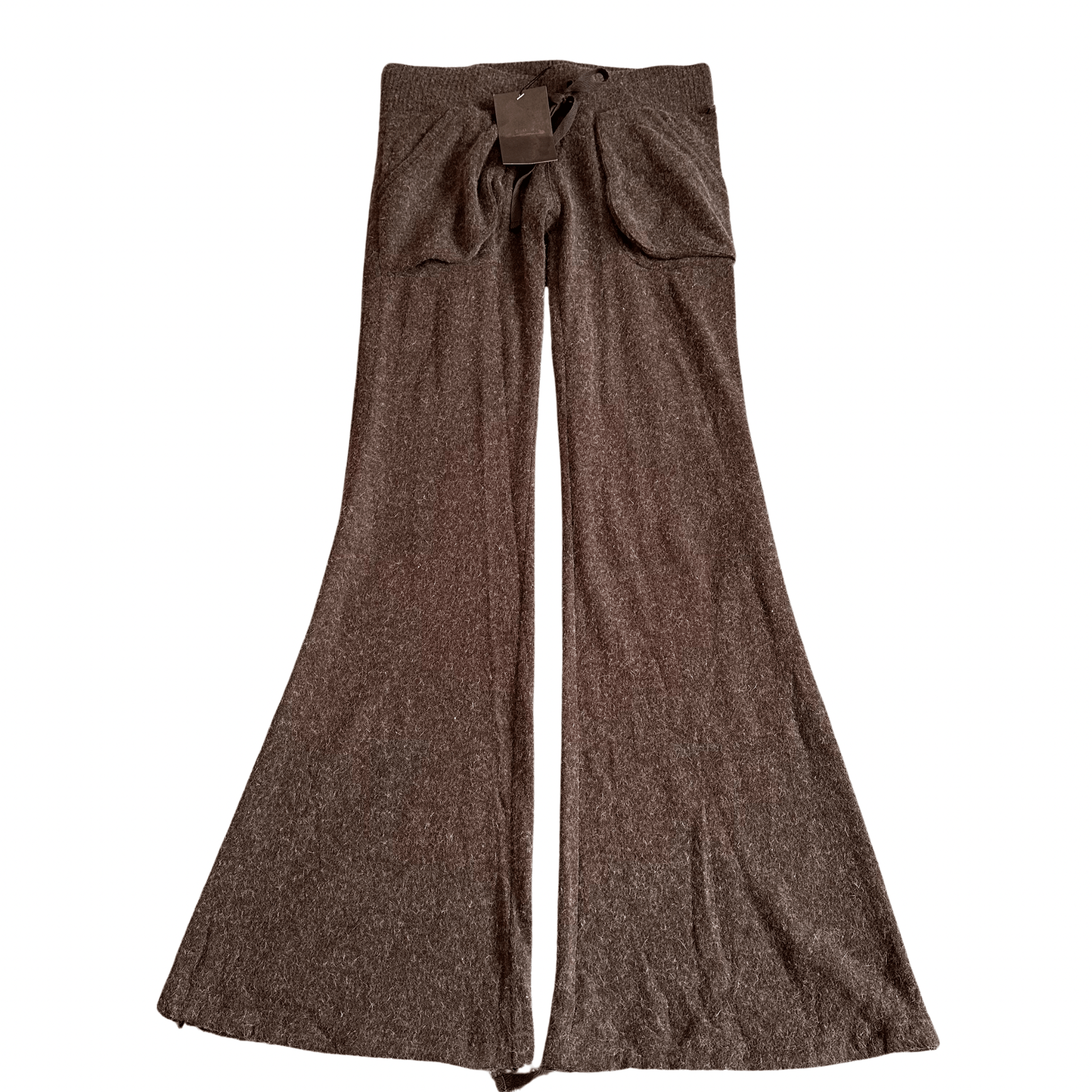 G.O.A 3D pocket Angora wool flared pants - wintexarchive