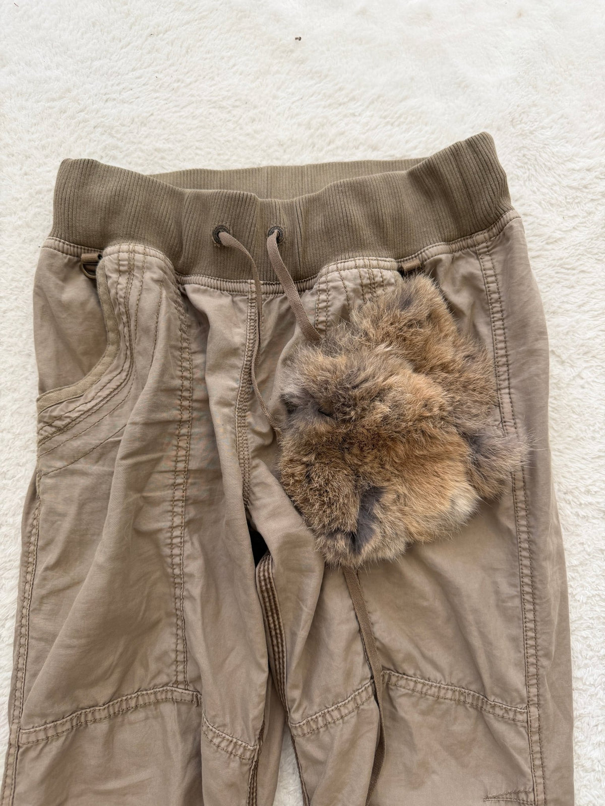 G.O.A Fur Attachment Militray Cargo Pants - wintexarchive