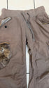 G.O.A Rustic Tribal Coin Rabbit Fur Cargo Sweatpants - wintexarchive