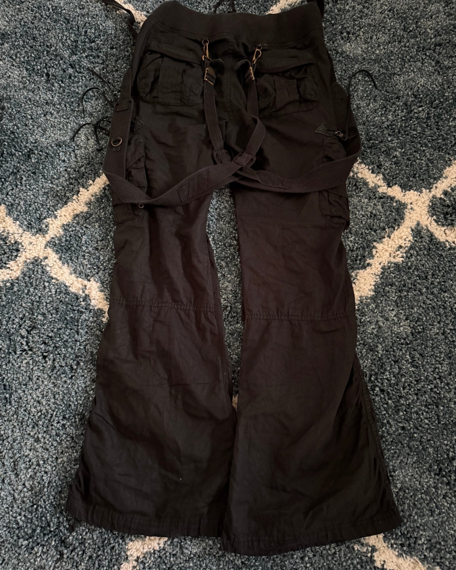 G.O.A tasseled suspender cargo pants - wintexarchive