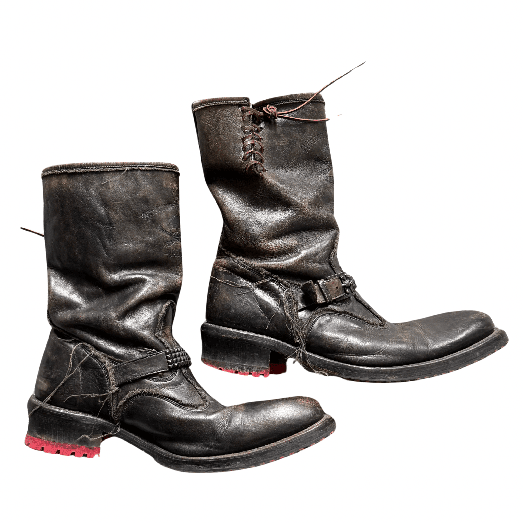 Hiromu Takahara Laced Up Boots - wintexarchive