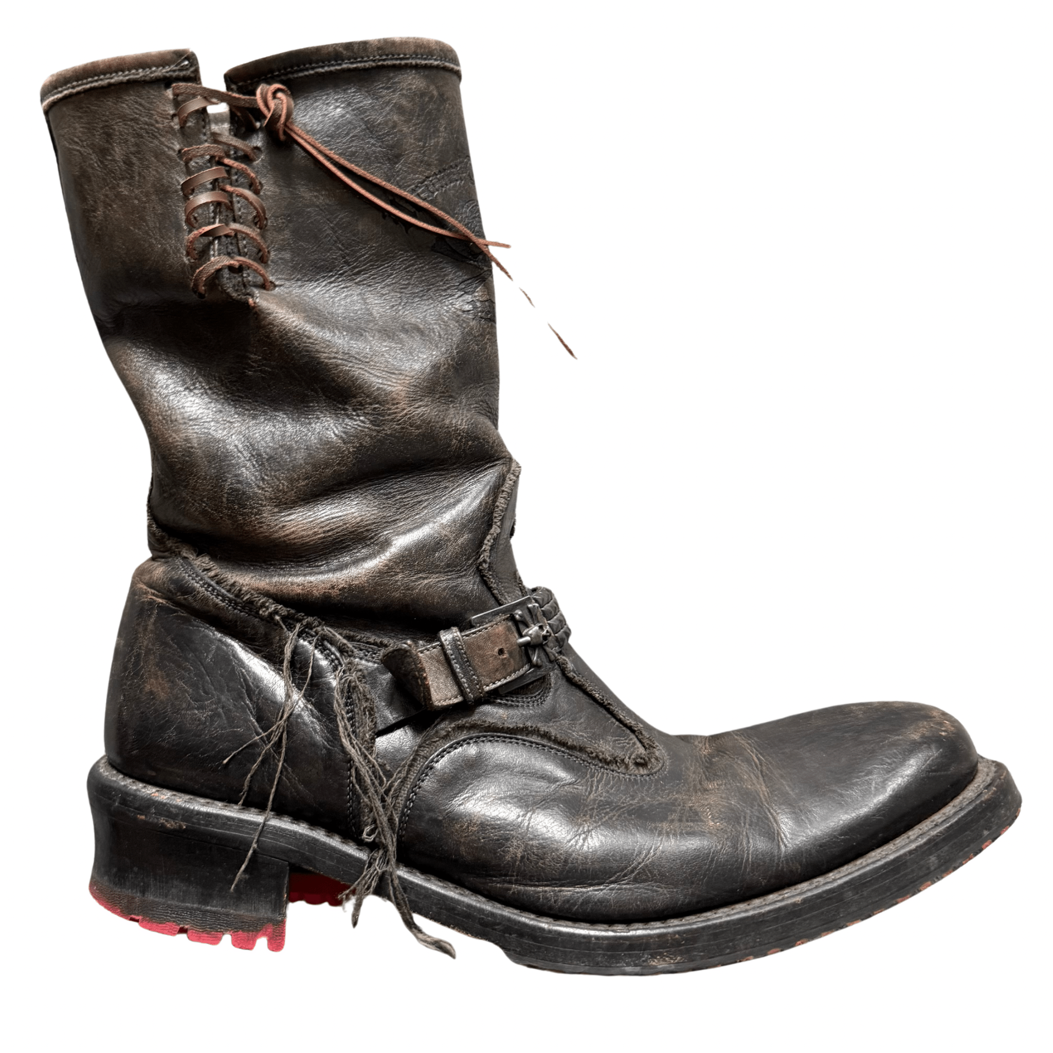 Hiromu Takahara Laced Up Boots - wintexarchive