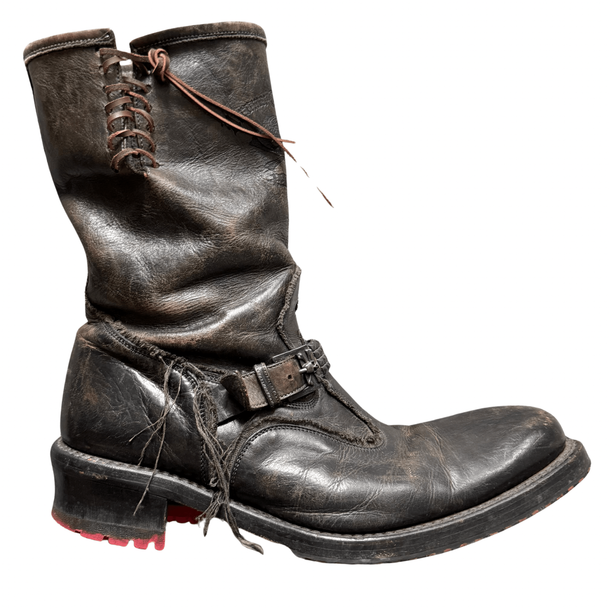 Hiromu Takahara Laced Up Boots - wintexarchive