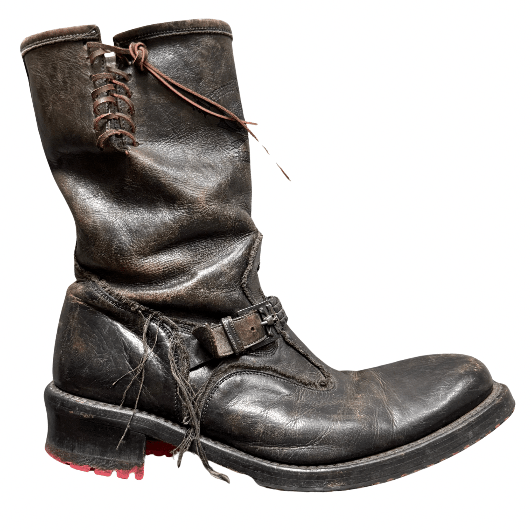Hiromu Takahara Laced Up Boots - wintexarchive