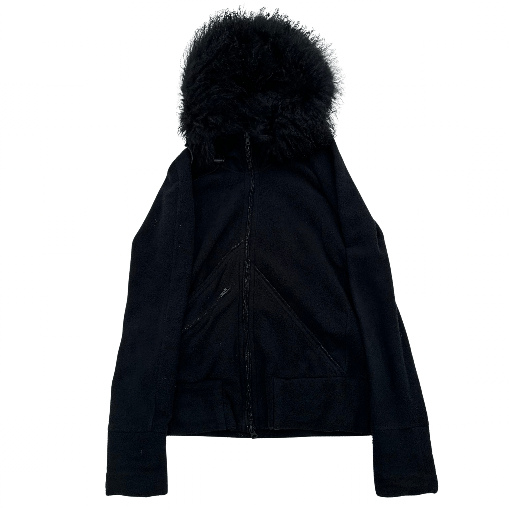 Ifsixwasnine Hyena spine fur parka - wintexarchive