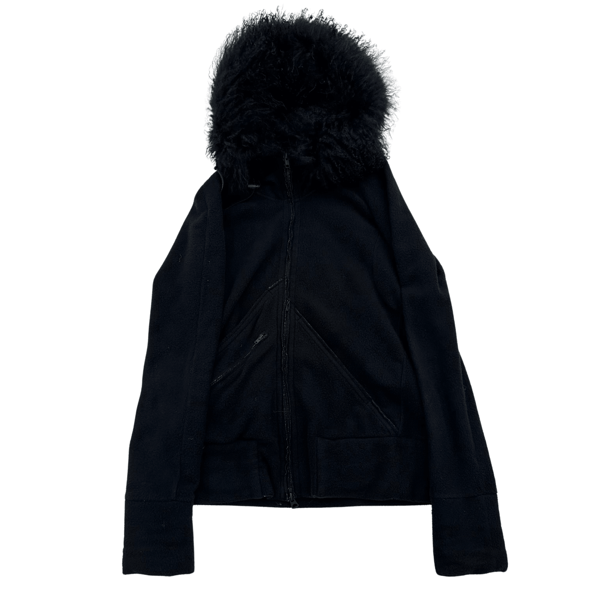 Ifsixwasnine Hyena spine fur parka - wintexarchive