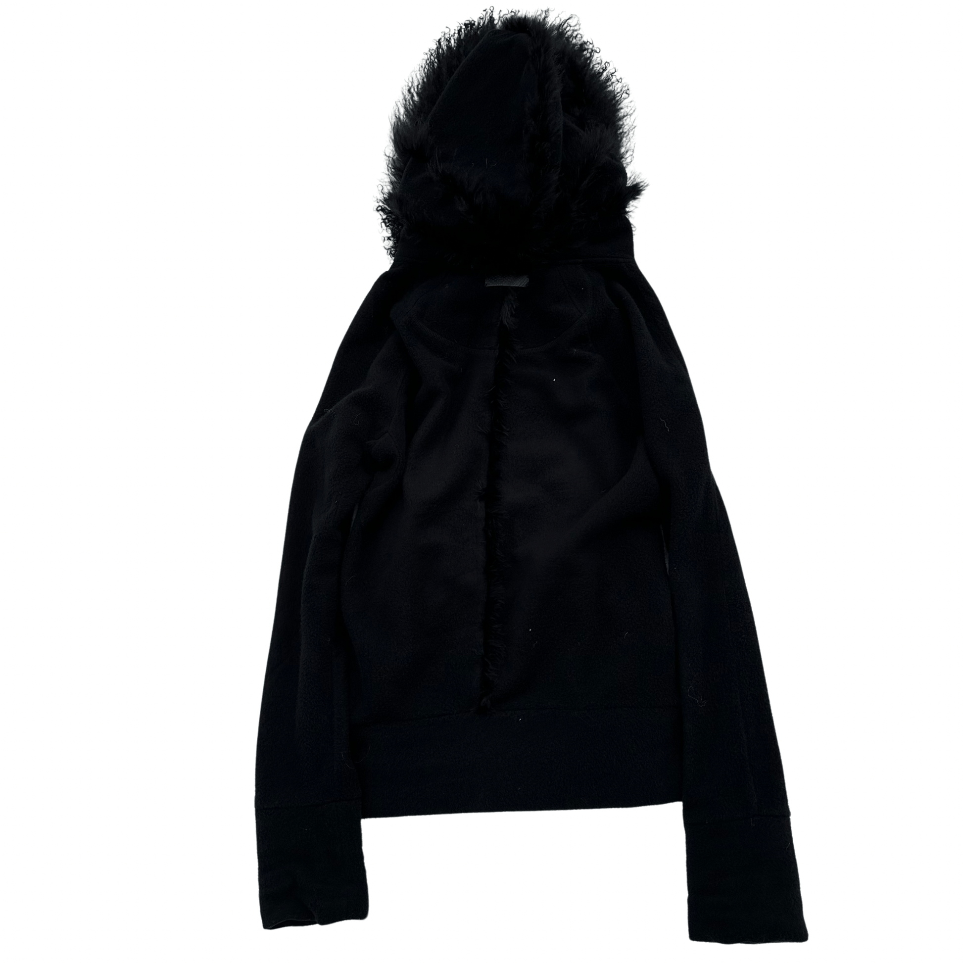 Ifsixwasnine Hyena spine fur parka - wintexarchive