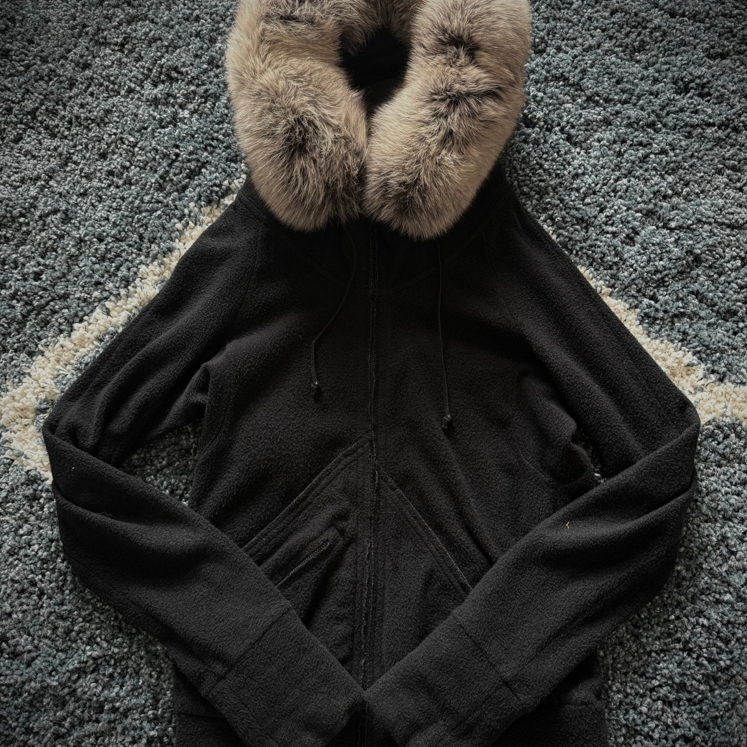Ifsixwasnine „Midnight“ Fox Fur Trim Parka - wintexarchive