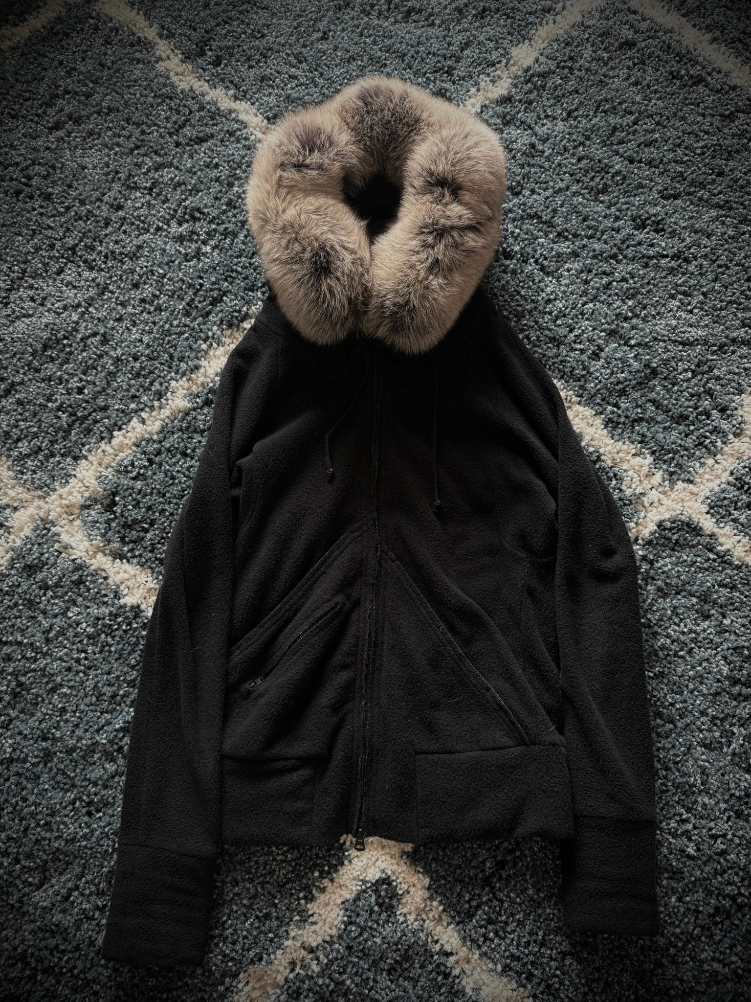 Ifsixwasnine „Midnight“ Fox Fur Trim Parka - wintexarchive