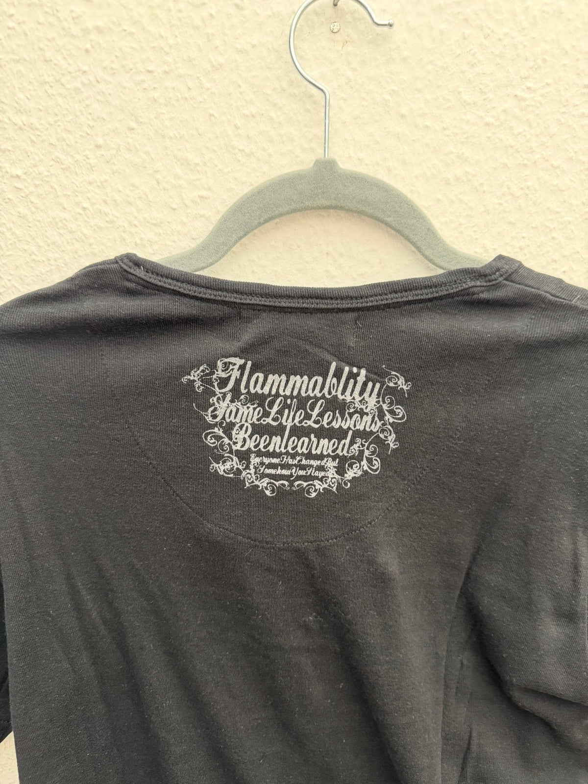 In The Attic Double Layered Laced Up Poem Shirt - wintexarchive