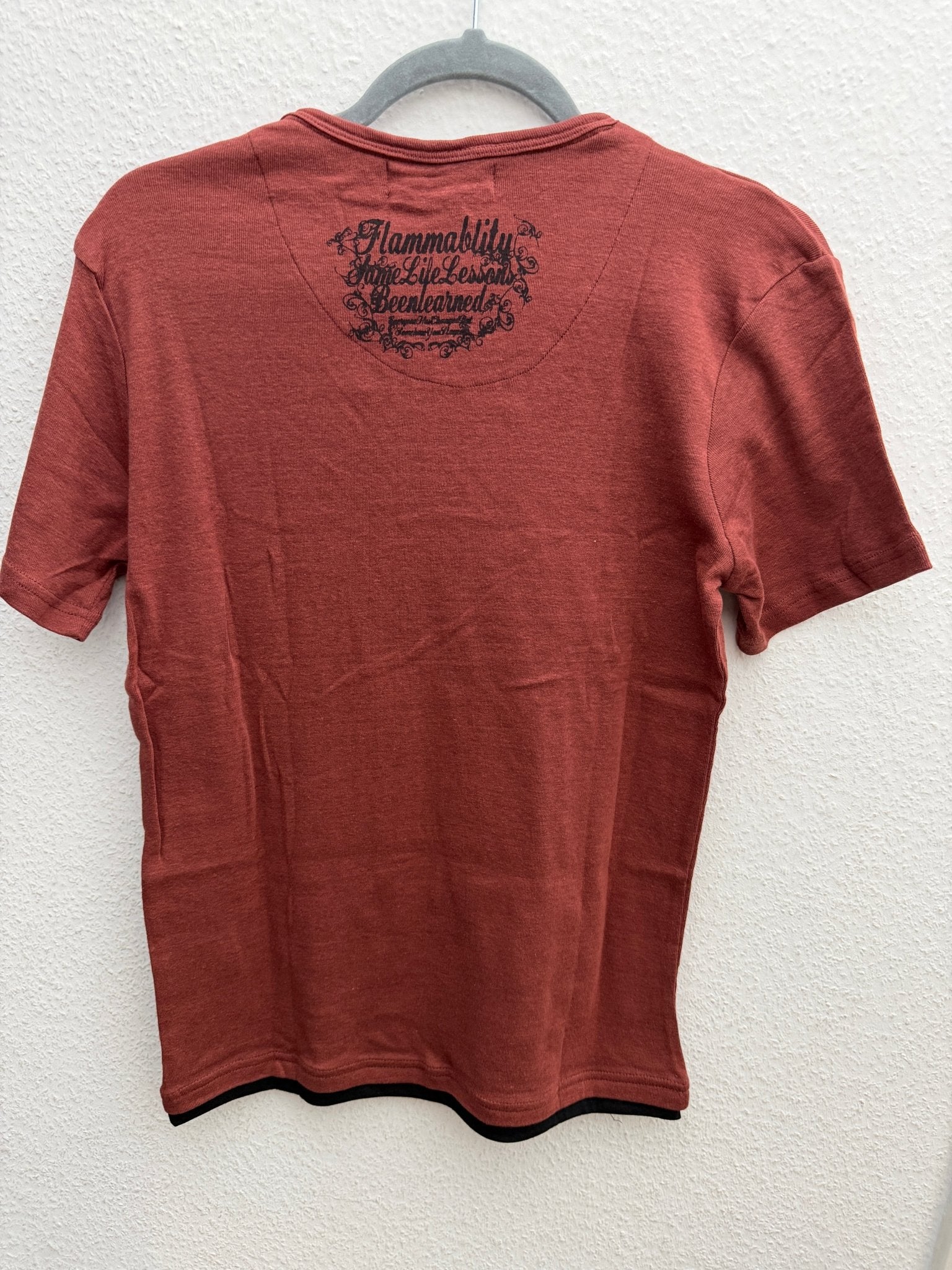 In The Attic Double Layered Laced Up Poem Shirt - wintexarchive