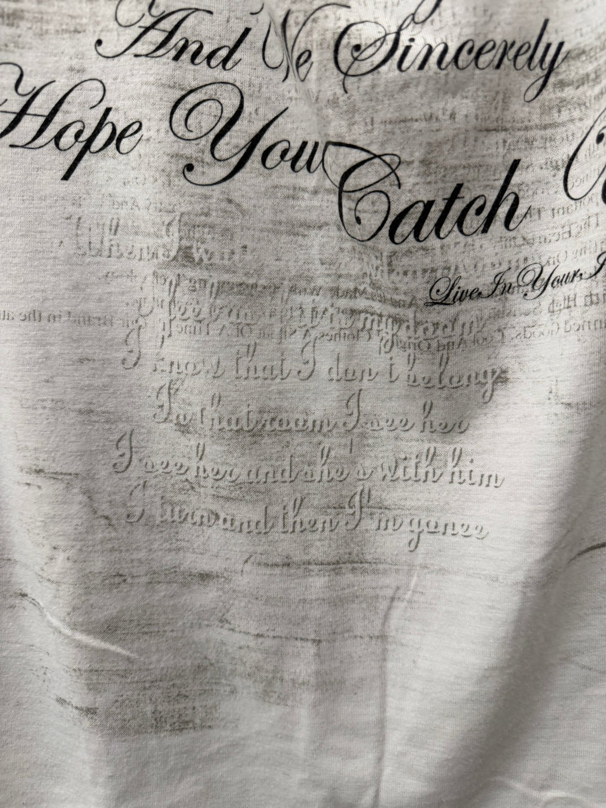 In The Attic Double Layered Poem Check Shirt - wintexarchive