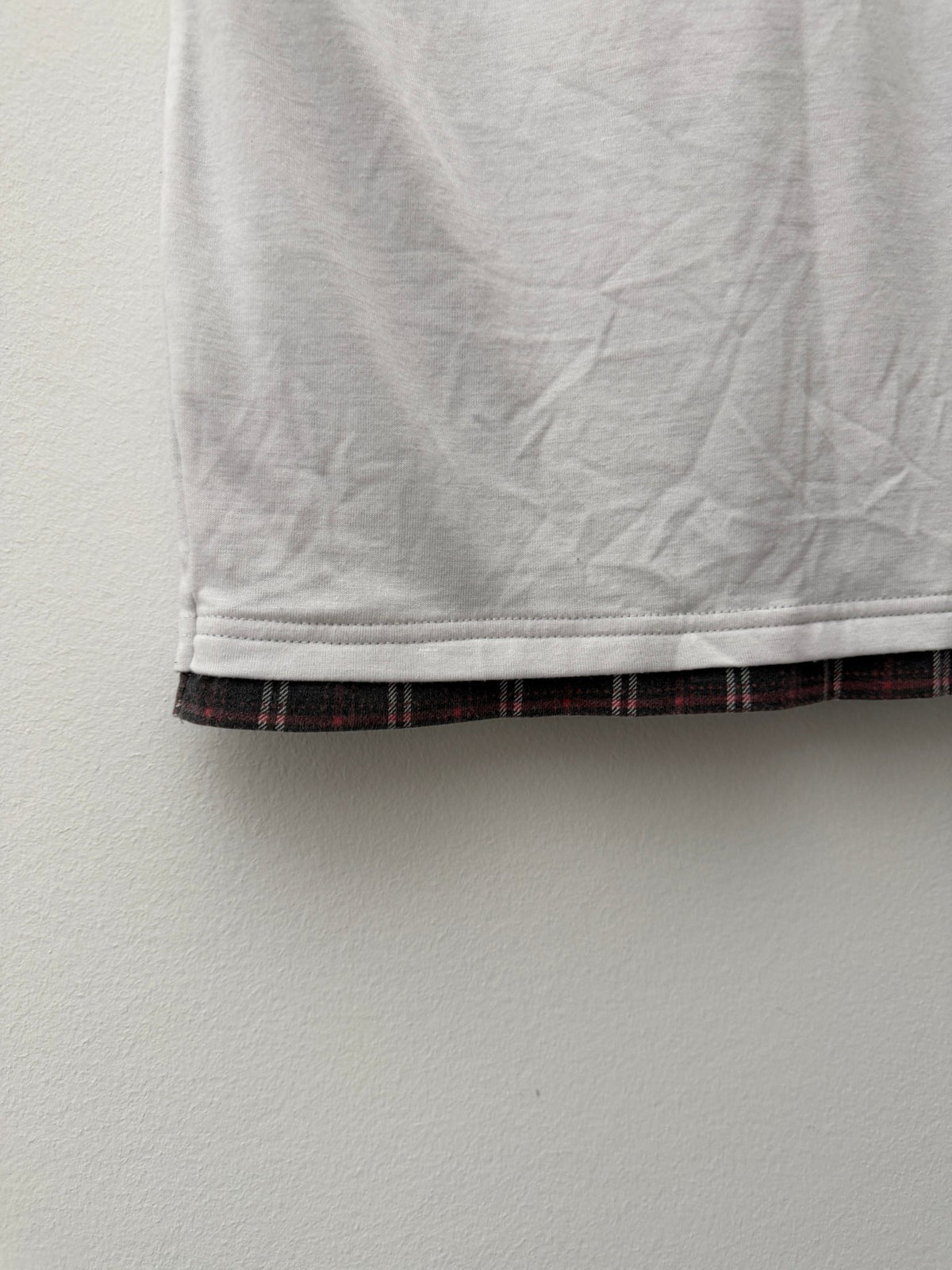 In The Attic Double Layered Poem Check Shirt - wintexarchive