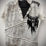In The Attic Double Layered Poem Polo Shirt - wintexarchive