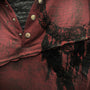 In The Attic Double Layered Zipper Poem Polo Shirt - wintexarchive